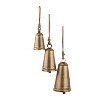 Set Of 3 Metal 13.05 Bohemian Bell Bronze - Olivia & May : Target