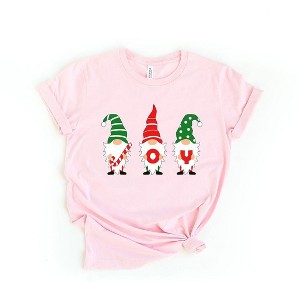Simply Sage Market Women's Joy Gnomes Short Sleeve Graphic Tee - 1 of 4