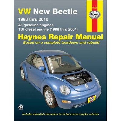 VW New Beetle 1998 Thru 2010 Haynes Repair Manual - by  Ken Freund (Paperback)