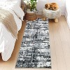 Modern Abstarct Area Rug Washable Rug Stain Resistant Throw Carpet Non Shedding Low Pile Folding Floor Cover with Non-Slip Backing - 2 of 4