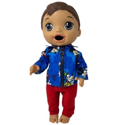 Doll Clothes Superstore Handmade Mickey Jacket With Pants Fits 12 Inch Baby Alive And Little Baby Dolls