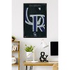 Trends International MLB Colorado Rockies - Logo 25 Framed Wall Poster Prints - 2 of 4