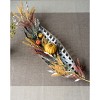 Fisfet 12.5" x 3" x 37.5" Metal Wall Art with Grid Pattern - 3 of 4