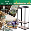 Portable Clothes Closet Wire Shelf And Garment Hanging Heavy-Duty Freestanding Wardrobe With Adjustable Wire Shelf And Hanging Rod - 3 of 4