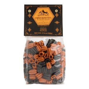 Black and Orange Pumpkin Shaped Pasta 17.6 oz - 1 of 2
