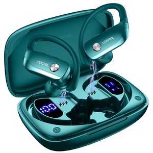VEATOOL T6 Wireless Earbuds Bluetooth Headphone Sport, Bluetooth 5.4 Earbud, 72Hrs Earphone with Earhook - 1 of 4