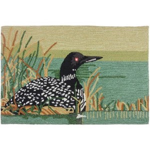 Homefires Loon Lake Indoor Only – Nature-Inspired Design, Soft & Durable – Easy-Care Doormat for Rustic, Cabin & Lake House Decor - 1 of 2