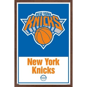 Trends International NBA New York Knicks - Logo 21 Framed Wall Poster Prints - 1 of 4