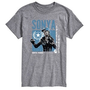 Men's - Mortal Kombat - Sonya Special Forces Short Sleeve Graphic T-Shirt - 1 of 4