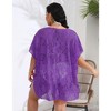 Women's Swimsuit Beach Cover Up Lace Bikini Beachwear Plus Size Beach Bikini See Through Swimwear - 4 of 4