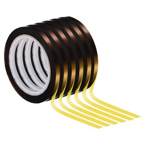 Unique Bargains DIY Art Film Thin Graphic Chart Highlight Marking Tapes 6 Pcs - 1 of 4