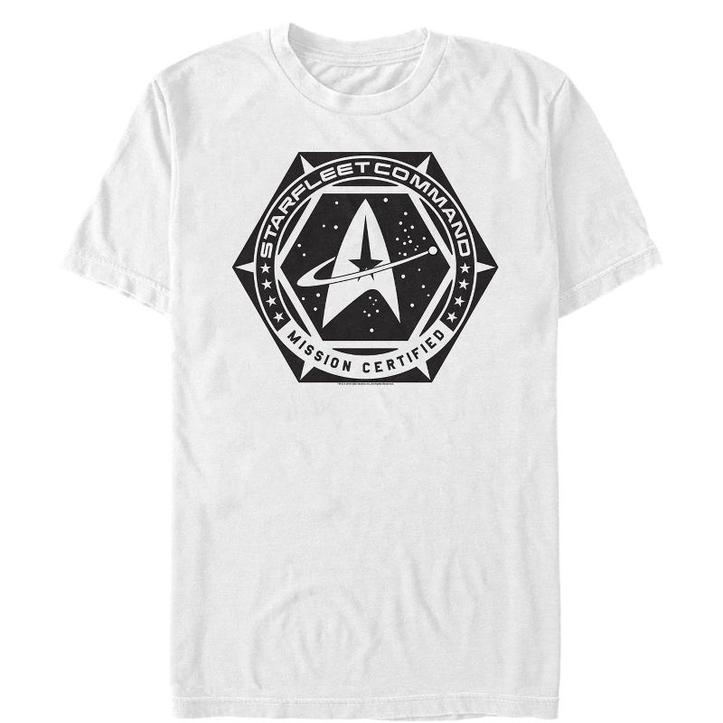 Men's Star Trek: Deep Space Nine Starfleet Command Mission Certified T-Shirt, 1 of 5