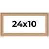 PosterPalooza | Panoramic Weathered Yellow Picture Frame - UV Acrylic, Foam Board Backing, Hanging Hardware - 2 of 4