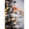 Gulches 3 in White Shatterproof Classic Glass Christmas Ball Ornaments Wedding Event Decor 12-Pack - 4 of 4