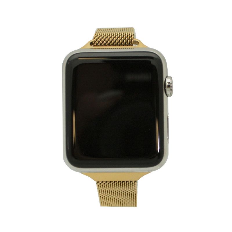 Olivia Pratt Solid Skinny Mesh Apple Watch Band, 1 of 7
