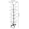 YIYIBYUS 7-Tiers 35-Hats Adjustable Hat Metal Storage Rack Display Stand with Wheels - 4 of 4