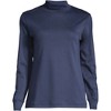 Lands' End Women's Long Sleeve Supima Mock Turtleneck - 3 of 4