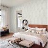 NextWall Palm Silhouette Peel and Stick Wallpaper Light Beige: Vinyl, Self-Adhesive, Botanical Leaf Pattern, 30.75 Sq Ft Coverage - 3 of 4