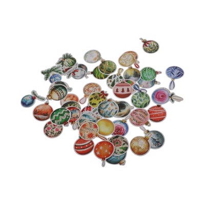 Unique Bargains Christmas Stickers for Ceramic Glass Metal Paper Plastic Waterproof Reusable Christmas Ornaments 56 Sheets Vinyl Colorful 1Set