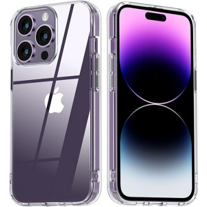Entronix Case Compatible with iPhone 14 Pro - [Hard Back] Thick Clear - 1 of 4