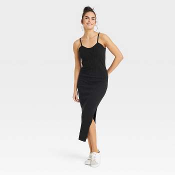 Women's Ribbed Midi T-shirt Dress - Universal Thread™ : Target