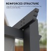 Outdoor Aluminum Pergola, Upgraded Retractable Canopy, Adjustable Shade, Metal Patio Shelter, Wood Grain-Look Frame, for Garden and Backyard - 2 of 4