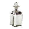 Set Of 3 Decorative Traditional Glass Bottle Jars With Stoppers