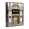 Stupell Industries Glam Fashion Storefront Milan Inspired Architecture Framed Giclee Art, Black, 11" x 14" - 2 of 4