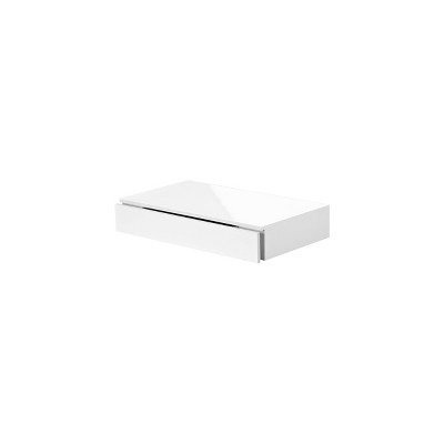 17.7" x 10" High Gloss Drawer Shelf White - Dolle Shelving