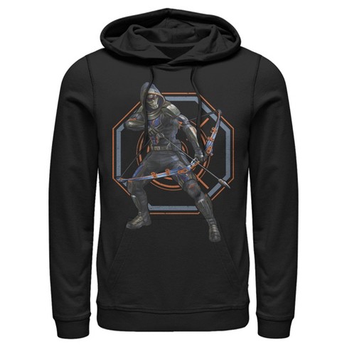 Men's Marvel Black Widow Taskmaster Target Pull Over Hoodie - image 1 of 3