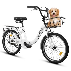 Okak 20IN Kids Bike with Lightweight Steel Frame, Kids Cruiser Bikes with Coaster Brake & V-Brake, Mini Bike with Chain Guard & Rear Rack - 1 of 4