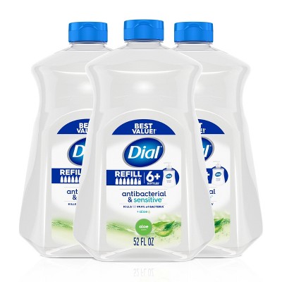 Dial Antibacterial Sensitive Hand Soap Gel Refill - Aloe - 52 fl oz
