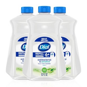 Dial Antibacterial Sensitive Hand Soap Gel Refill - Aloe - 52 fl oz - 1 of 4