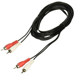 Sanoxy RCA Stereo Audio Cable Dual RCA Male Gold-Plated AV Cord FOR HDTV DVD VCR (10 FT) - 1 of 2