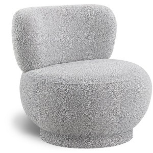 Meridian Furniture,Calais Boucle Fabric Accent Chair - 1 of 4