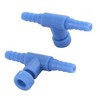 Unique Bargains Aquarium Fish Tank Plastic 2 Way Air Flow Lever Pump Control Valves Blue 2 Pcs - 3 of 3