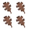 Park Designs Copper Finish Leaf Napkin Ring Set of 4 - 4 of 4