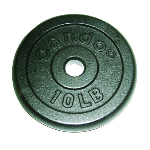 CAP Barbell Standard Cast Iron Weight Plate, 7.5 Lbs., Black