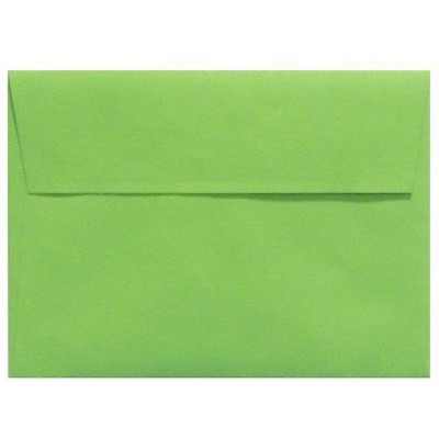 LUX A1 Invitation Envelopes 3 5/8 x 5 1/8 50/Box Limelight LUX-4865-101-50
