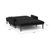 NicBex 55" Loveseat,Modern Pull-Out Velvet Loveseat Sofa with Recline Fuction,2-Seater Couch for Living Room,Bedroom,Apartment - 4 of 4