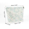 Unique Bargains Women's Durable Cosmetic Bag Green Blue 1 Pc - 2 of 3