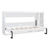 Whisen Minimalist Style Murphy Bed with Bookshelf - 4 of 4