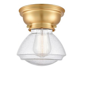 Olean - 1 Light Flush Mount In Industrial Style-6.4 Inches Tall and 6.75 Inches Wide - 1 of 1