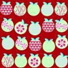 Junior's Design By Humans Apples pattern By luizavictorya T-Shirt - 2 of 3