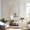 DOMETOUR Black/Gold Metal Arch Stand Full Length Mirror - 3 of 4