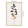 Amanti Art Monochromatic No 9 Dark Gold by Eins Kubistika Wood Framed Wall Art Print - 3 of 4