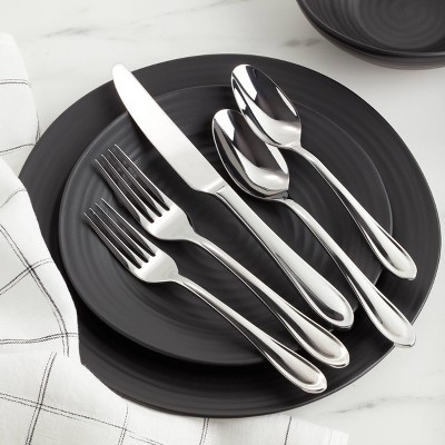 Satin Sand Dune 20-Piece Stainless Steel Flatware Set
