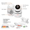 MobiCam HDX Pan & Tilt Smart HD WiFi Video Baby Monitor -Monitoring System - WiFi Camera with 2-way Audio - image 4 of 4