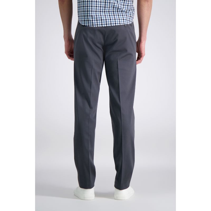 Haggar Men's Iron Free Premium Khaki Straight Fit Flat Front Pant, 4 of 9
