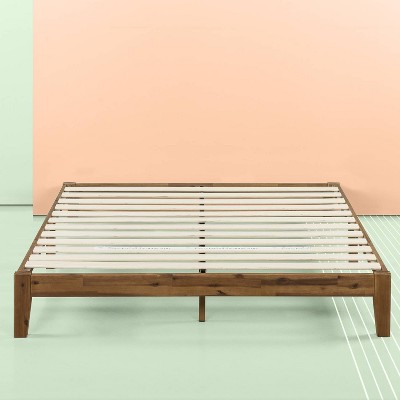 Lucinda Queen Solid Wood Platform Bed Frame with Slats